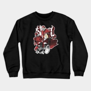 Funny Ghost Dark Red Crewneck Sweatshirt